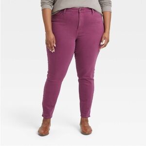 Ava & Viv Plum Ankle Skinny Jeans